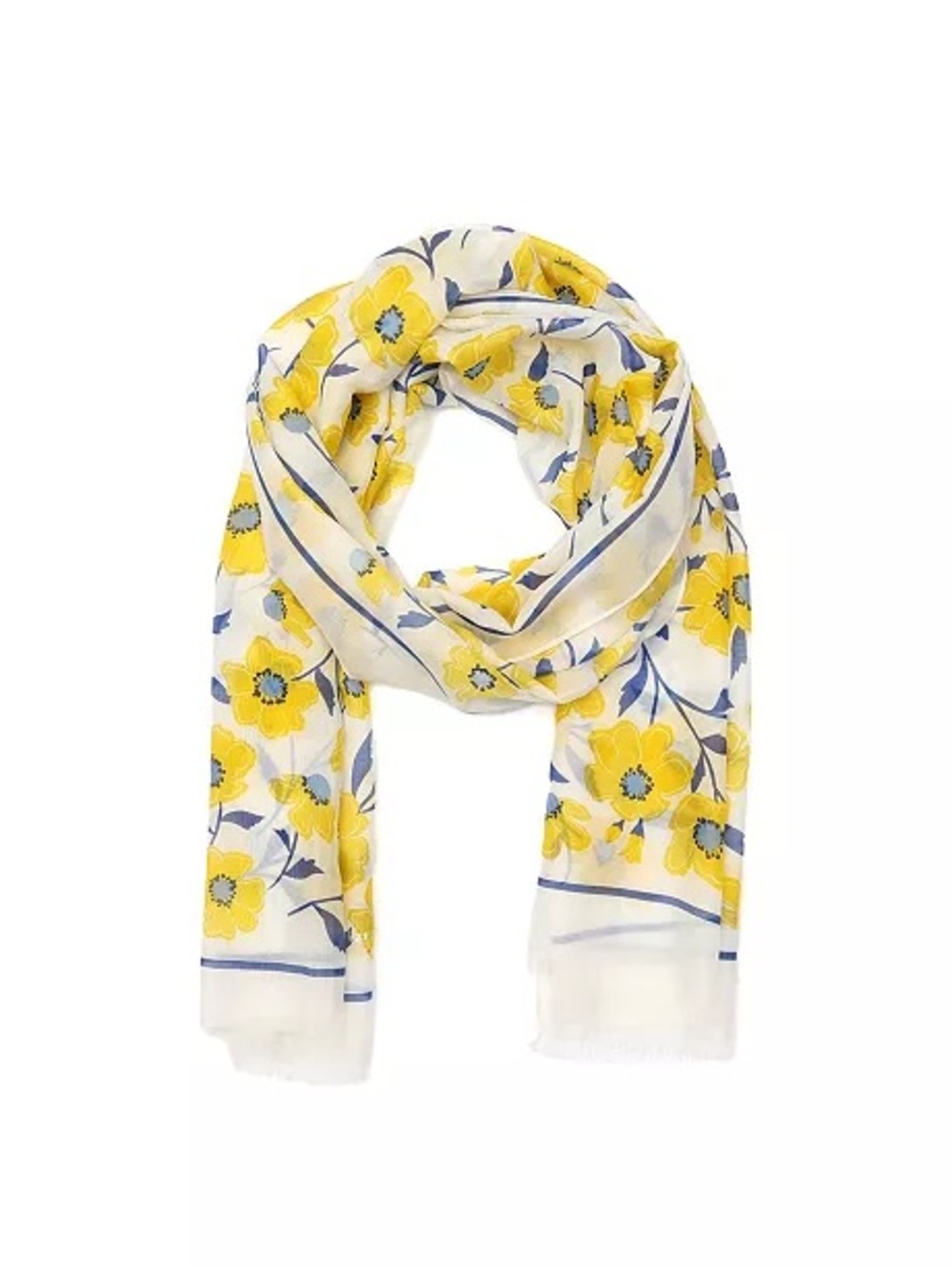 Kate Spade Women's Sunshine Floral Oblong Scarf